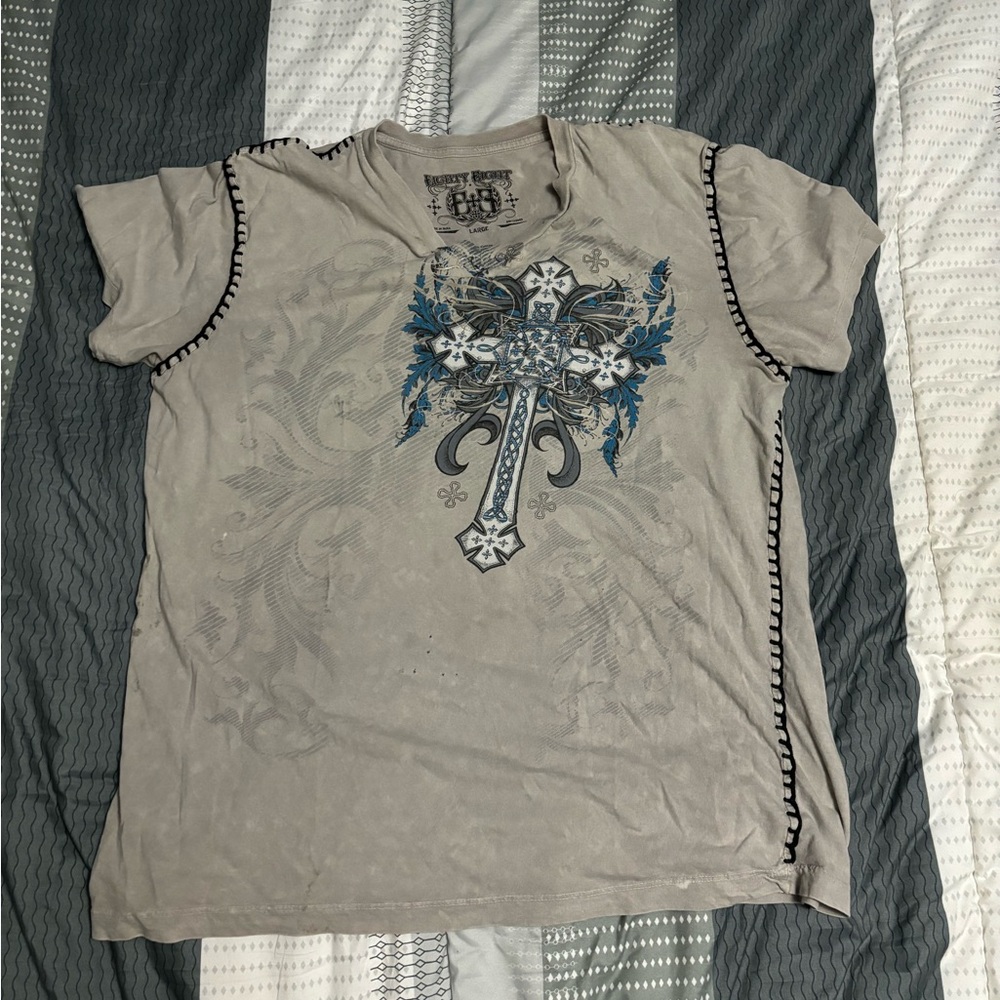 Eighty eight vintage affliction grunge t-shirt!!